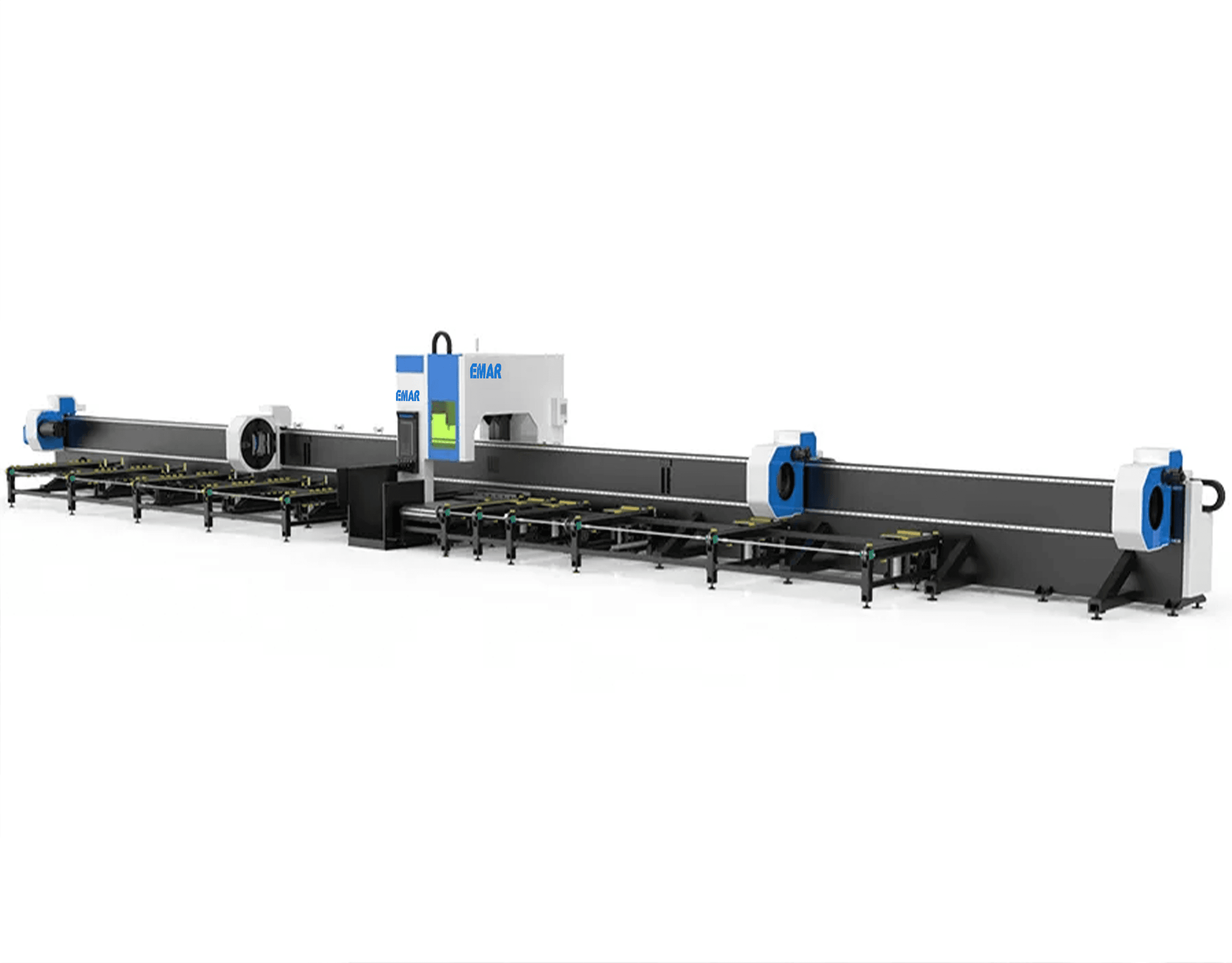 Tube Fiber Laser Side View